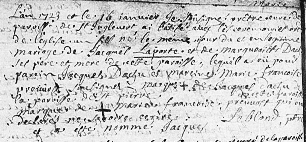 Naissance 1723