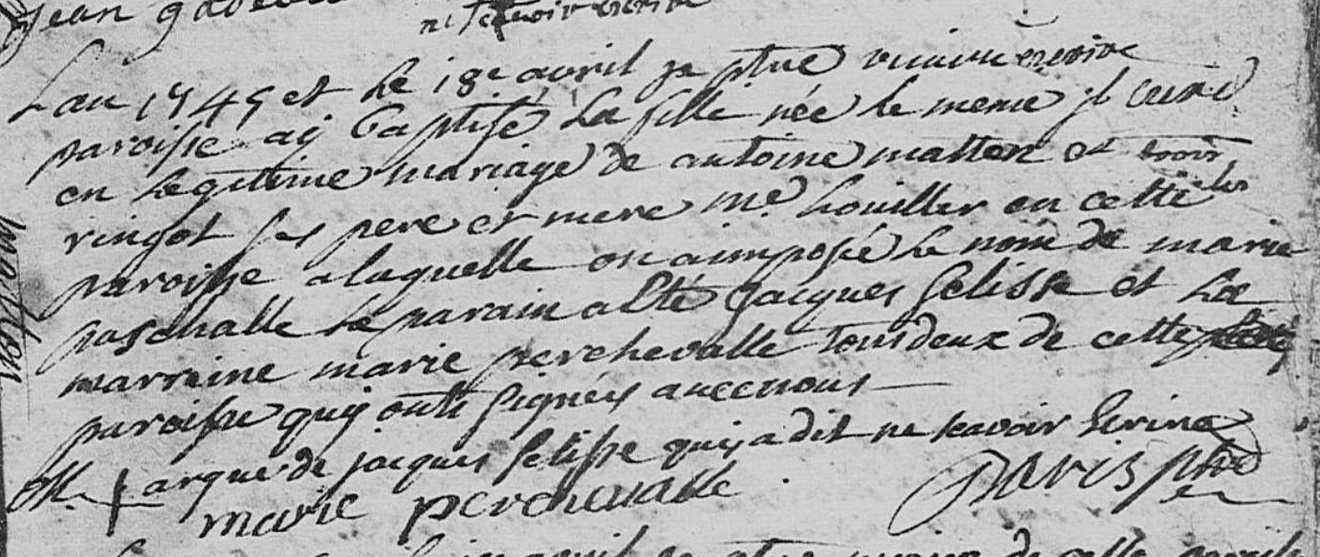 Naissance 1745